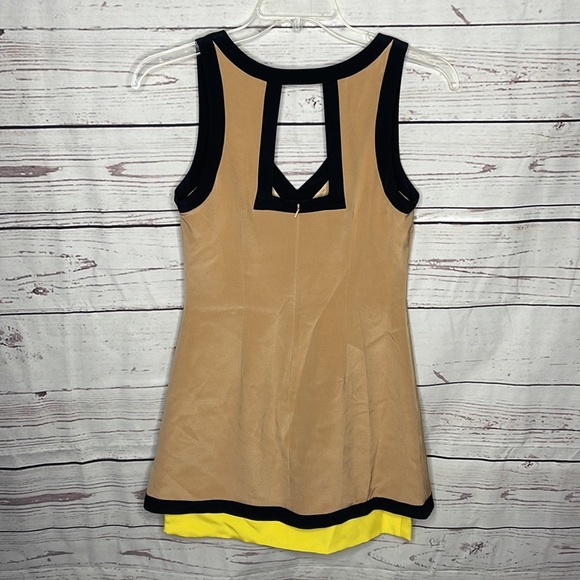 Jay Godfrey 100% Silk Color Block Dress Sz 6! - Picture 7 of 10